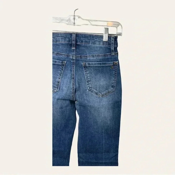 0564. New W/‎ TAGS SPECIAL A SHARK BITE FLARE DENIM JEANS SIZE 1 MWDIUM WASH - Picture 10 of 13